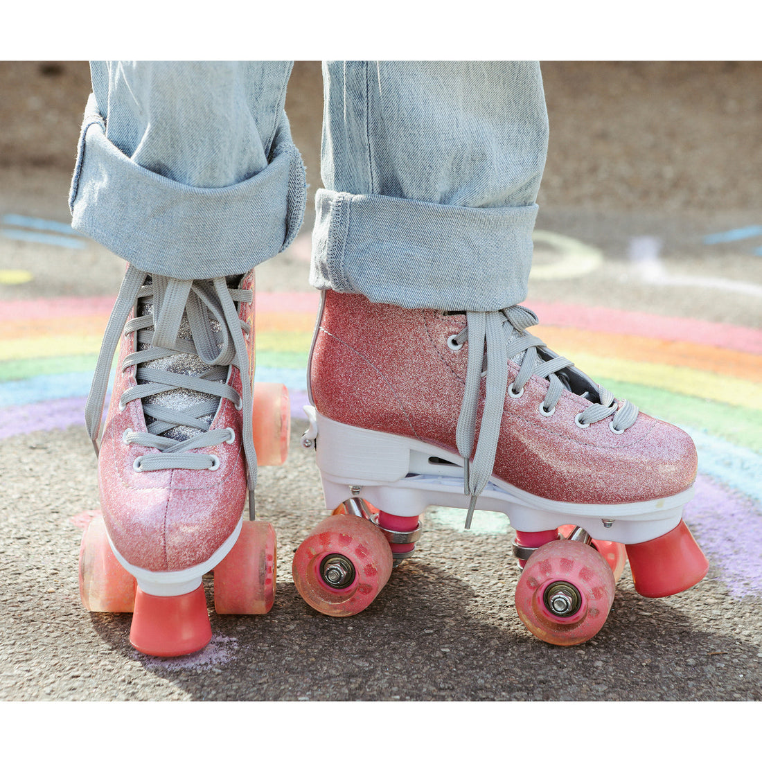 Supreme Rollers, Side by side rulleskøyter, Del Rey Pink - str. 31-42