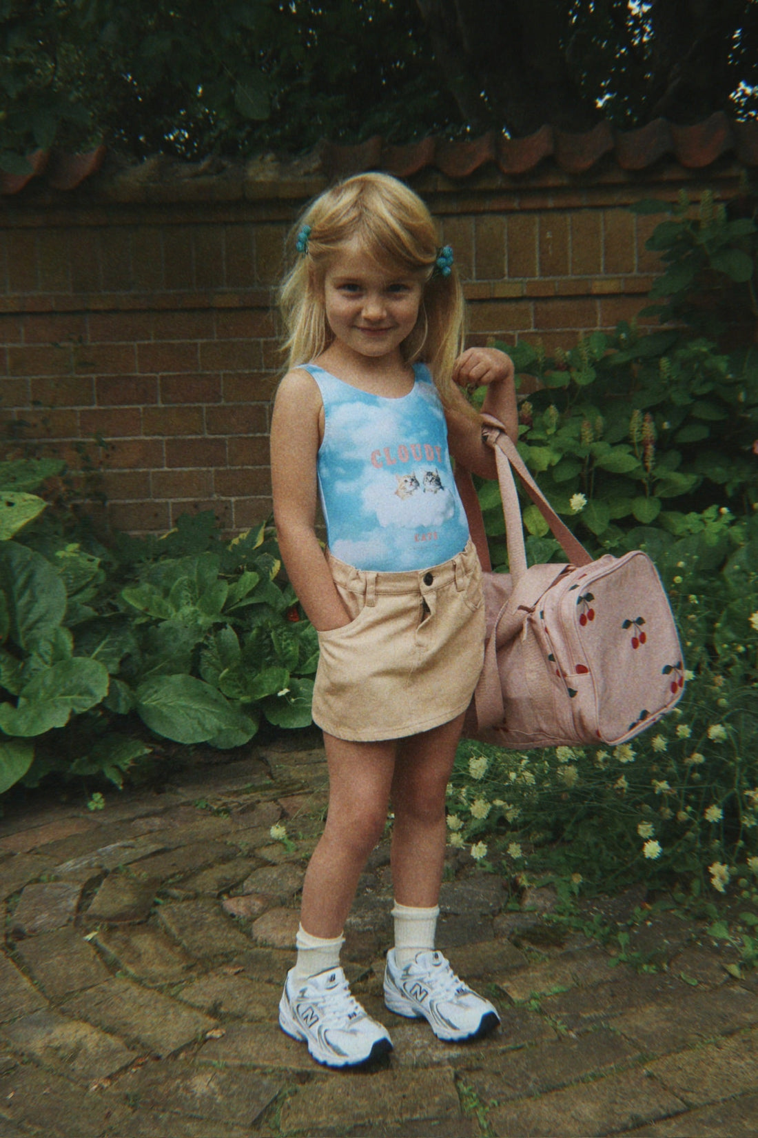 Konges Sløjd weekendbag for barn, Cerise Blush