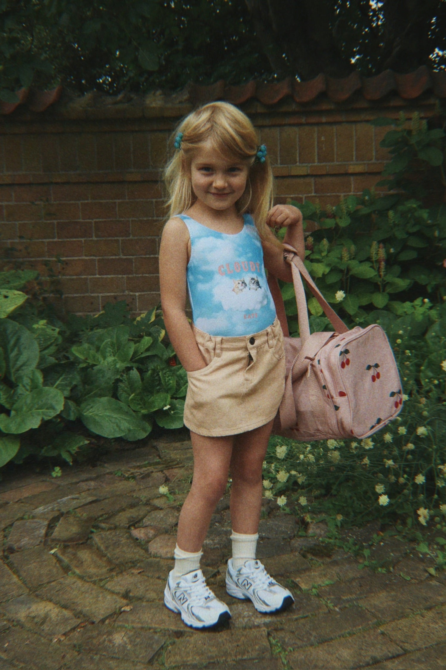 Konges Sløjd weekendbag for barn, Cerise Blush
