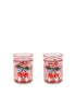 Konges sløjd 2-pak glitterkopper, Cherry Bows