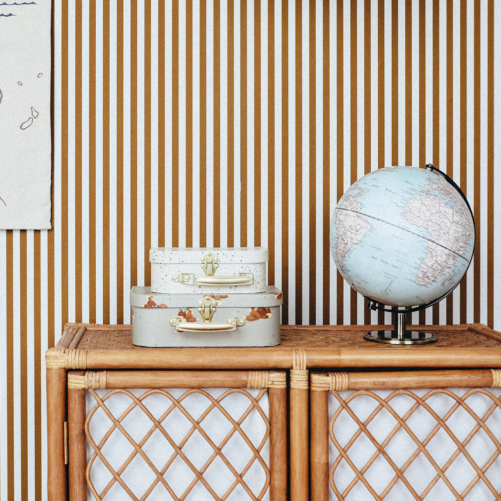 Globuslampe Vintage, Globus med lys