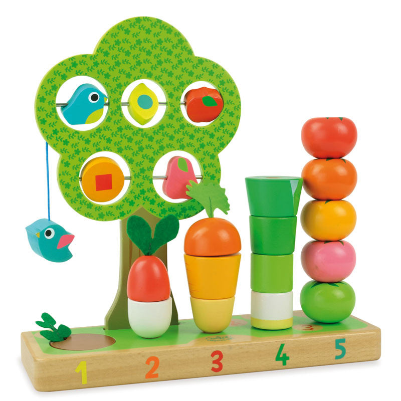 Vilac aktivitetshage, Lær å telle - grønnsaker