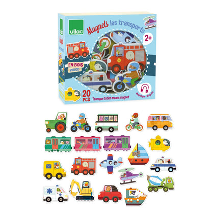 Vilac magneter i tre, transport