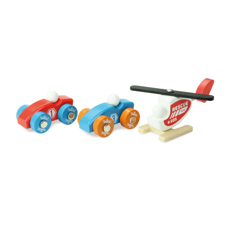 Vilac bilgarasje i tre, stor - City