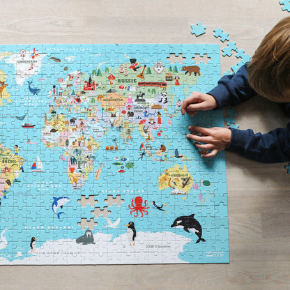 Vilac puslespill, Verden - 500 brikker