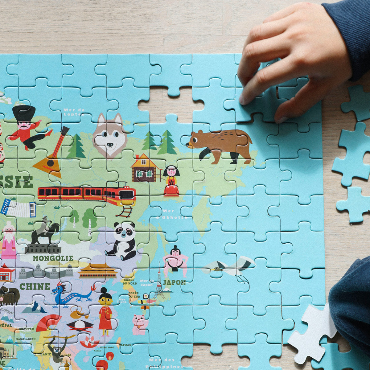 Vilac puslespill, Verden - 500 brikker