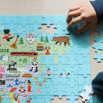 Vilac puslespill, Verden - 500 brikker
