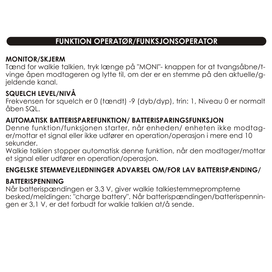 Kidywolf walkie talkie til barn, Kidytalk - Blå/Rød