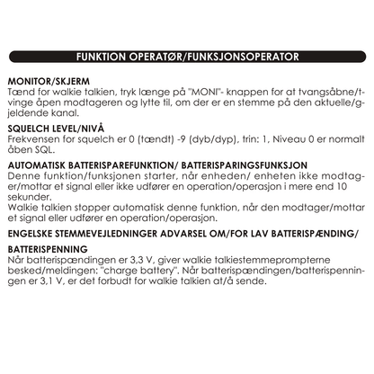 Kidywolf walkie talkie til barn, Kidytalk - Blå/Rød