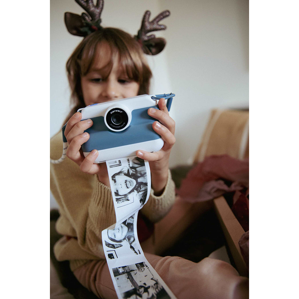 Kidywolf Instant print-kamera for barn, Rød