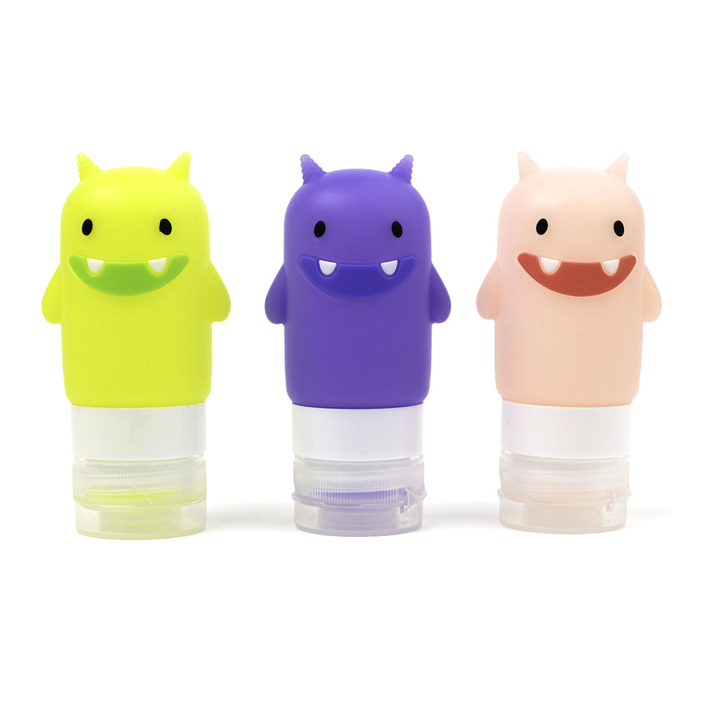 Yumbox Squeezy monsters flasker, Dressingflasker - 3-pakning