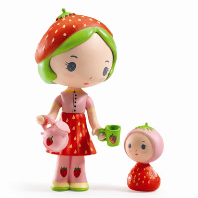 Djeco Tinyly figur, samleobjekt - Berry og Lila