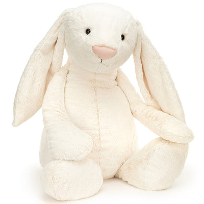 Jellycat bamse, Bashful creme kanin, Virkelig stor kanin - 108 cm