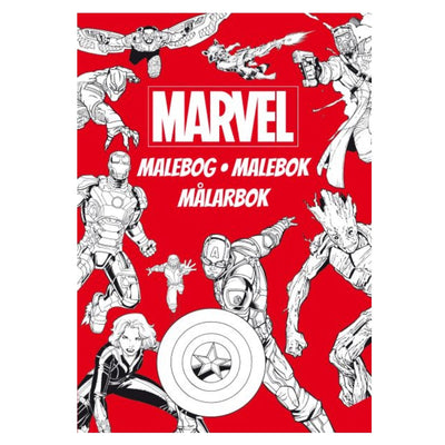 Marvel malebok