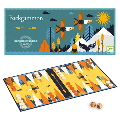 Djeco Klassisk spill, Backgammon