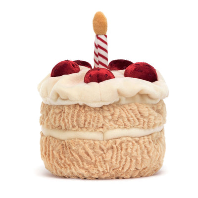 Jellycat, Amuseable Birthday cake - 16 cm