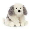 Jellycat bamse, Doogs, Floofie sheepdog - 25 cm
