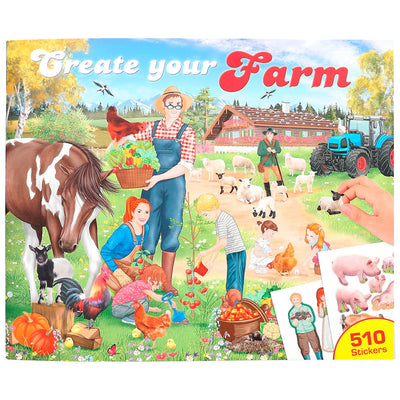 Create your Farm, klistremerkebok