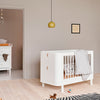 Oliver Furniture, Wood Mini+ sprinkelseng eksl. junior kit - hvit
