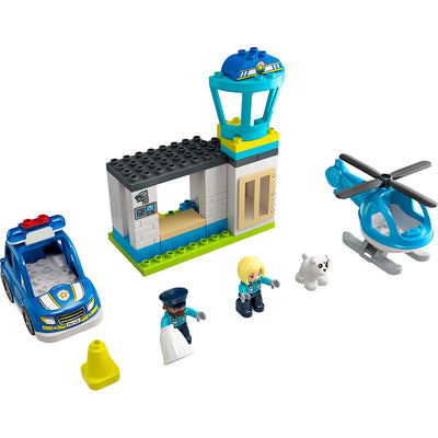 LEGO ® Duplo, Politistasjon og helikopter