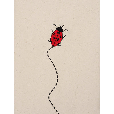 ferm Living leketelt, Ladybird Embroidery