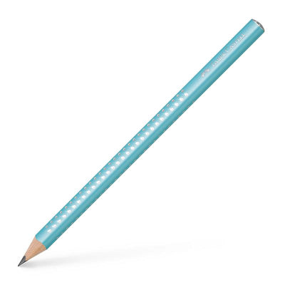 Faber-Castell, Jumbo Grip blyant - Turkis m. glitter