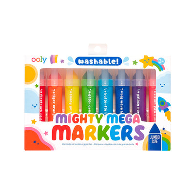 Ooly  Mighty Mega Markers, 8 jumbo tusjer