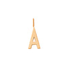 Design Letters smykkeanheng, 16 mm matt gullbokstav - A-Z