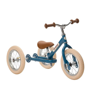 Trybike trehjult løpesykkel, vintage blue m. retro look