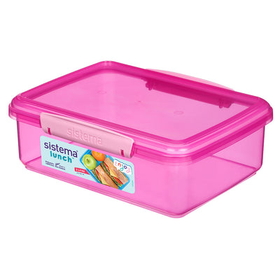 Sistema Coloured Lunch Matboks m. 1 rom, 2L - Pink
