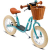 Puky Løbecykel m. håndbremse, klokke og sykkelkurv, Retro blue - fra 3 år