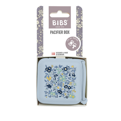 Bibs Liberty Pacifier box, Smokkeboks, Chamomile Lawn Baby Blue