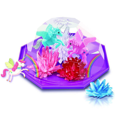 4M eksperimentsett, Crystal Growing, Magical unicorn terrarium - Fra 10 år