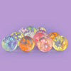 Robetoy Miniature sprettballer i nett, 12 stk. m. stjerner
