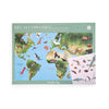 Moulin Roty, Plakat med verdenskart og 107 overføringsbilder