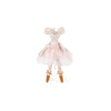 Moulin Roty dukke, ballerina-mus i koffert, 26 cm - Suzies garderobe