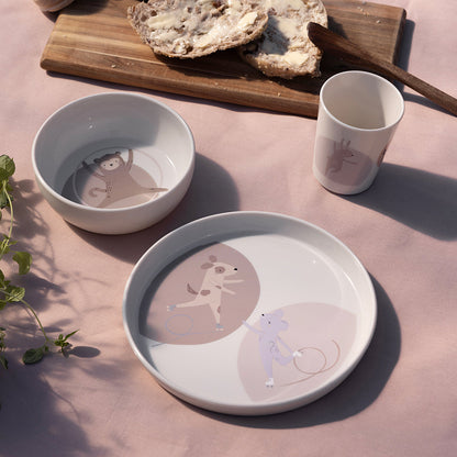 Sebra tallerken, dyb - Teeny Toes