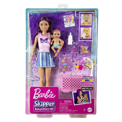 Barbie søster-dukke Skipper som babysitter