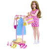 Barbie Klassisk stylist med 2 klessett og masse tilbehør.
