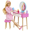 Barbie Klassisk dukke med soveromsmøbler og tilbehør.