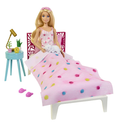 Barbie Klassisk dukke med soveromsmøbler og tilbehør.