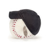 Jellycat bamse, Amuseable Sports Baseball - 10 cm