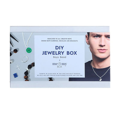 Me & My Box, DIY smykkeboks - Boys beads - Box no 13