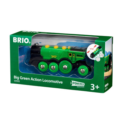 Brio Stor grønt lokomotiv, batteridrevet