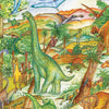 Djeco puslespil, dinosaur - 100 brikker + bog