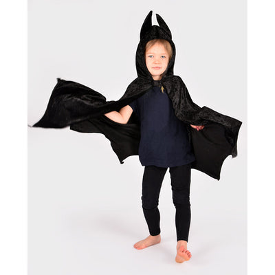 Den Goda Fen utkledning, Batgirl eller Batman kappe - størrelse 3-8 år