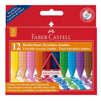 Faber-Castell, 12 stk Jumbo Grip farger