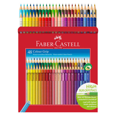 Faber-Castell 48 stk. Grip akvarel farveblyanter