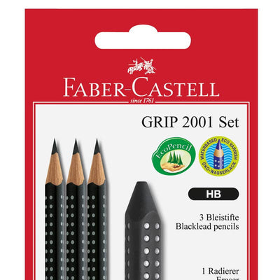 Faber-Castell - Grip sæt 3-i-én, sort