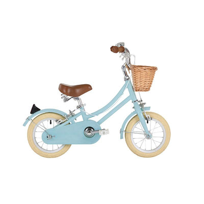 Bobbin sykkel m. støttehjul, Gingersnap 12"- Duck egg blue